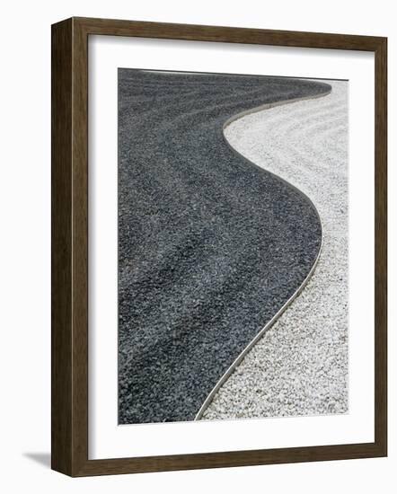 Zen Garden, Le Marais, Paris, France-Walter Bibikow-Framed Photographic Print