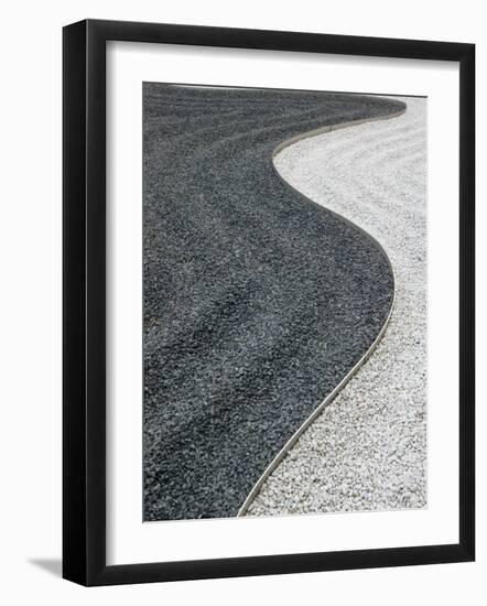 Zen Garden, Le Marais, Paris, France-Walter Bibikow-Framed Photographic Print