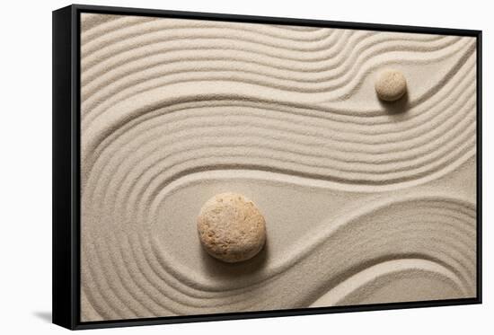 Zen Garden-og-vision-Framed Stretched Canvas