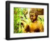 ZEN GARDEN-Ricki Mountain-Framed Art Print