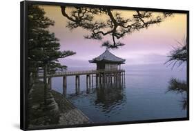 Zen (House on Water) Art Poster Print-null-Framed Poster