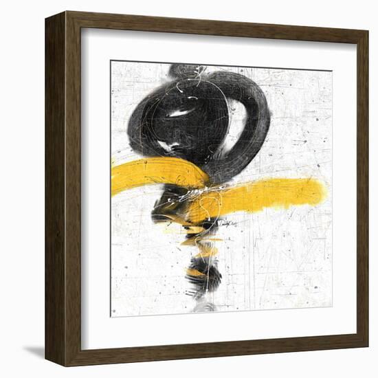Zen in Yellow I-null-Framed Art Print