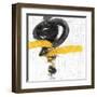 Zen in Yellow I-null-Framed Art Print