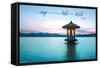 Zen - Lake-Trends International-Framed Stretched Canvas