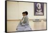 Zen meditation, Seoul, South Korea-Godong-Framed Stretched Canvas