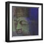 Zen Modern II-Ricki Mountain-Framed Art Print