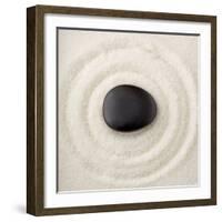 Zen Pebble-null-Framed Photographic Print