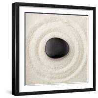 Zen Pebble-null-Framed Photographic Print