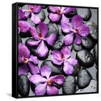 Zen Pebbles-null-Framed Stretched Canvas