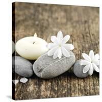 Zen Pebbles-null-Stretched Canvas