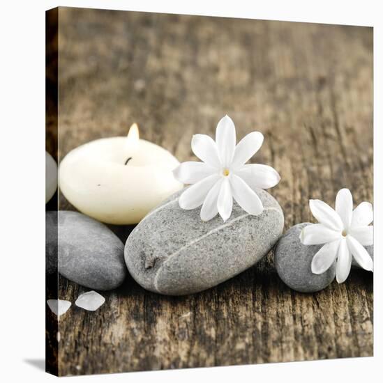 Zen Pebbles-null-Stretched Canvas