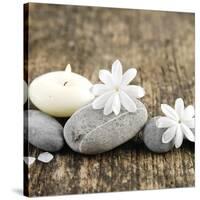 Zen Pebbles-null-Stretched Canvas