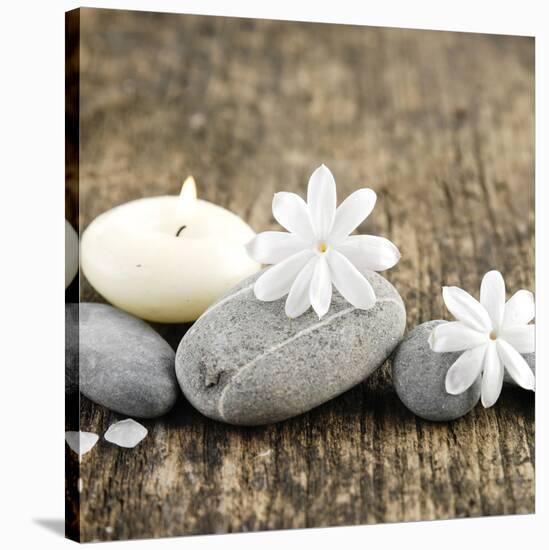 Zen Pebbles-null-Stretched Canvas