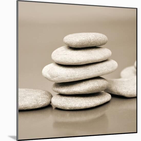 Zen Pebbles-null-Mounted Photographic Print