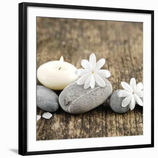 Zen Pebbles-null-Framed Photographic Print