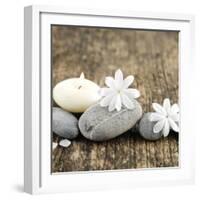 Zen Pebbles-null-Framed Photographic Print