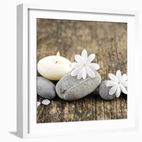 Zen Pebbles-null-Framed Photographic Print