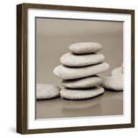 Zen Pebbles-null-Framed Photographic Print