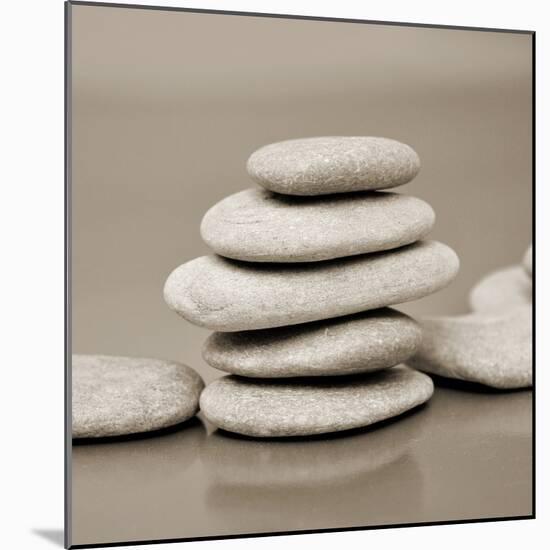 Zen Pebbles-null-Mounted Photographic Print