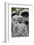 Zen pilgrim statue by Torao Yazaki, Vincennes, Val-de-Marne, France-Godong-Framed Photographic Print