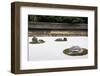 Zen Rock Garden in Ryoanji Temple, Kyoto, Japan-Sira Anamwong-Framed Photographic Print