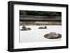 Zen Rock Garden in Ryoanji Temple, Kyoto, Japan-Sira Anamwong-Framed Photographic Print