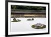 Zen Rock Garden in Ryoanji Temple, Kyoto, Japan-Sira Anamwong-Framed Photographic Print