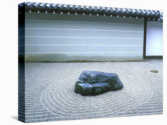 Zen Rock Garden, Japan-Rob Tilley-Stretched Canvas