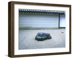 Zen Rock Garden, Japan-Rob Tilley-Framed Premium Photographic Print