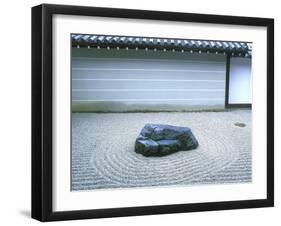 Zen Rock Garden, Japan-Rob Tilley-Framed Premium Photographic Print