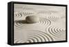 Zen Stone-og-vision-Framed Stretched Canvas