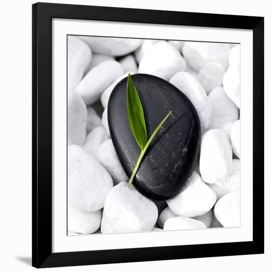 Zen Stone-null-Framed Photographic Print