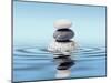 Zen Stones Balance Concept-Dmitry Rukhlenko-Mounted Photographic Print