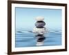 Zen Stones Balance Concept-Dmitry Rukhlenko-Framed Photographic Print