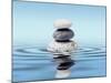 Zen Stones Balance Concept-Dmitry Rukhlenko-Mounted Photographic Print