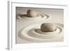 Zen Stones-og-vision-Framed Art Print