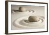 Zen Stones-og-vision-Framed Art Print