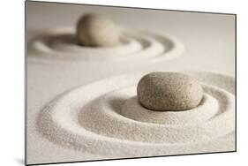 Zen Stones-og-vision-Mounted Art Print