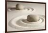 Zen Stones-og-vision-Framed Art Print