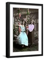 Zena (1887-197) and Phyllis (1890-197) Dare, English Actresses, 1906-Foulsham and Banfield-Framed Giclee Print