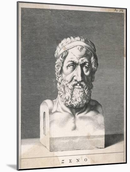 Zeno of Citium Greek Philosopher; Founder of the Stoic School-null-Mounted Art Print