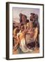 Zenobia Found by Shepherds on the Banks of the Araxes-William Adolphe Bouguereau-Framed Art Print