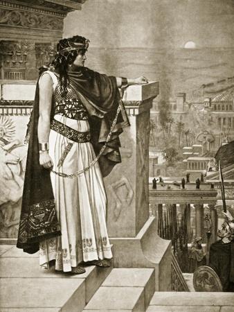 'Zenobia's Last Look Upon Palmyra' Giclee Print - Herbert Gustave Schmalz | AllPosters.com