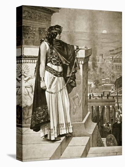 Zenobia's Last Look Upon Palmyra-Herbert Gustave Schmalz-Stretched Canvas