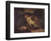 Zenobia Saved from the River Araxes by Shepherds-Francesco Nenci-Framed Art Print