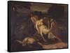 Zenobia Saved from the River Araxes by Shepherds-Francesco Nenci-Framed Stretched Canvas