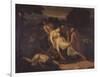 Zenobia Saved from the River Araxes by Shepherds-Francesco Nenci-Framed Art Print