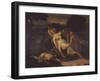 Zenobia Saved from the River Araxes by Shepherds-Francesco Nenci-Framed Art Print