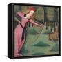 'Zenobie - Reine De Palmyre', 1403, (1939)-Master of Berry's Cleres Femmes-Framed Stretched Canvas