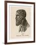 Zenon of Elea Greek Philosopher-L. Visconti-Framed Art Print